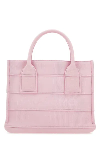 FERRAGAMO PINK FABRIC BEACH S HANDBAG