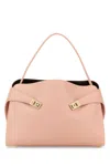 Ferragamo Pink Leather Large Hug Soft Shoulder Bag