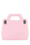 Ferragamo Pink Leather Mini Wanda Handbag