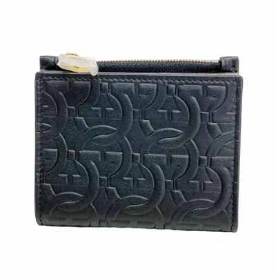 Pre-owned Ferragamo Pink Leather Wallet (bi-fold) () In Multi