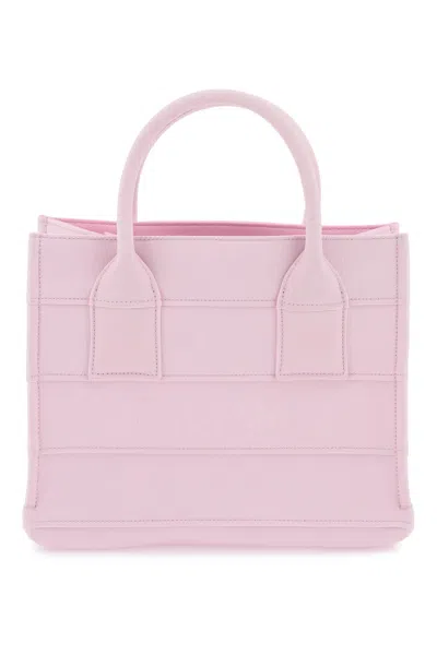 Ferragamo Small Tote Bag With Signature In Pink