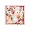 Ferragamo Flowersa-print Silk Scarf In Pink