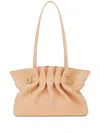 Ferragamo Pink Crossbody Bag With Chain-link Handle And Gancini Plaque On The Front