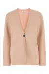 Ferragamo Stretch Viscose Blend Cardigan In Pink