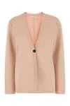 Ferragamo Stretch Viscose Blend Cardigan In Pink
