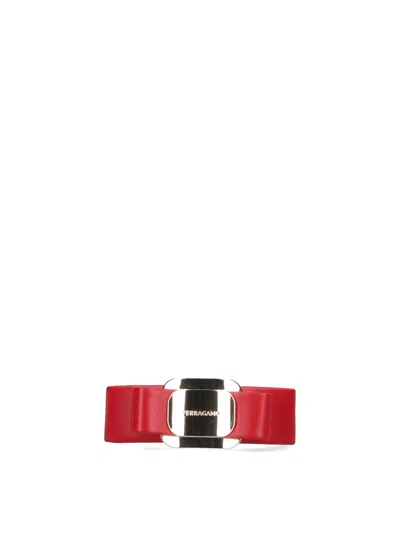 Ferragamo Hair Clip In Red