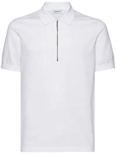 Ferragamo Polo Shirt In White