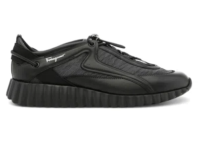 Pre-owned Ferragamo Pixie Sneakers (women's) In Black