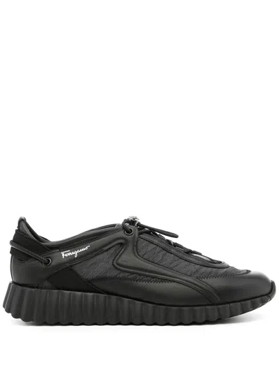 FERRAGAMO FERRAGAMO PIXIE TOGGLE-FASTENING SNEAKERS