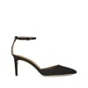 Ferragamo 80mm Leather Pumps In Black