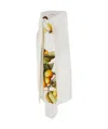 Ferragamo Plant Printed Asymmetrical Skirt In White