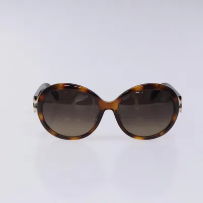 Pre-owned Ferragamo Plastic Glasses () In Brown