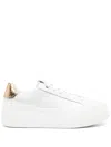 FERRAGAMO FERRAGAMO PLATFORM LEATHER SNEAKERS