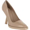 Ferragamo Glossy Leather Pointed Toe Pumps In White