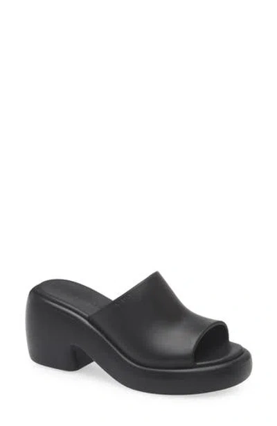 Ferragamo Salvatore  Woman Black Rubber Deva Mules