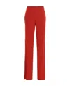 Shop Ferragamo Pleated Casual Pants In Red