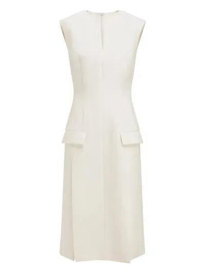FERRAGAMO PLEATED SLEEVELESS MINI DRESS