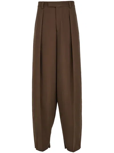 FERRAGAMO PLEATED TROSUERS