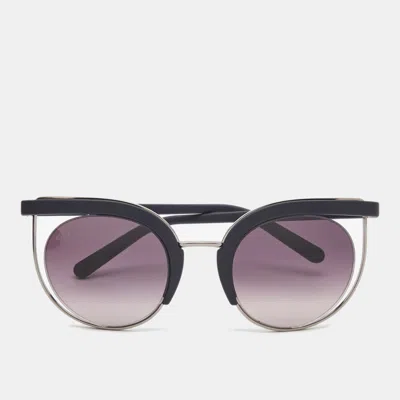 Pre-owned Ferragamo Plum Gradient Sf909s Cat Eye Sunglasses In Purple