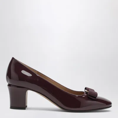 Ferragamo High Heel Shoes Woman In Brown