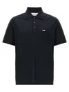 Ferragamo V-neck Polo With Jacquard Pocket Detail