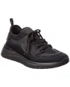 Ferragamo Pocket Sneaker In Black