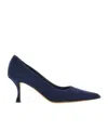 Ferragamo Pointed Stiletto Heels In Black