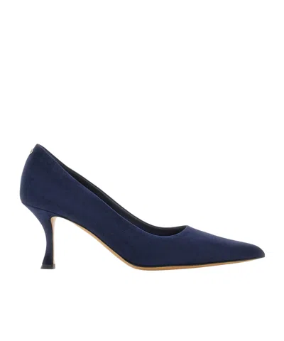 Ferragamo Pointed Stiletto Heels In Black