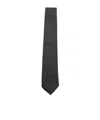 Ferragamo Pointed Tie In Black