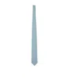 Ferragamo Refined Blue Silk Tie In Blue