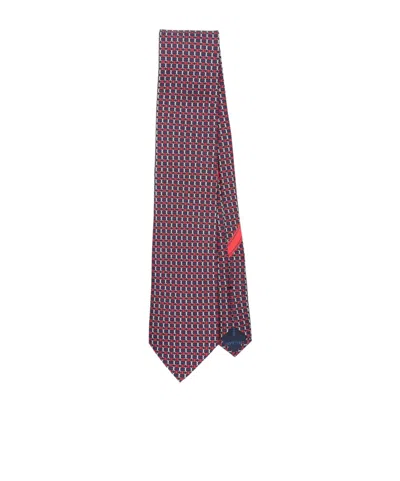 Ferragamo Pointed Tie In Multi