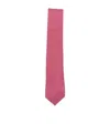 Ferragamo Patterned Tie In Pink