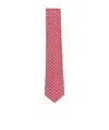 Ferragamo Pointed Tie In Red