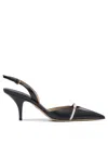 Ferragamo Pointed Toe Heeled Shoes In Black