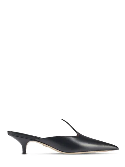 Ferragamo Pointed Toe Pumps With Unique Cut-out Design In Burgundy