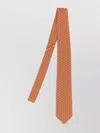 Ferragamo Gancini Polka Dot Print Tie Ties And Papillon Orange In Orange