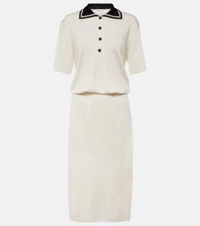 Ferragamo Polo Dress In Beige
