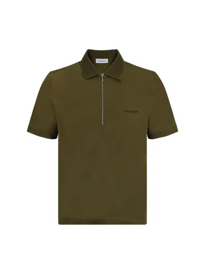 Ferragamo Polo Shirt In Green