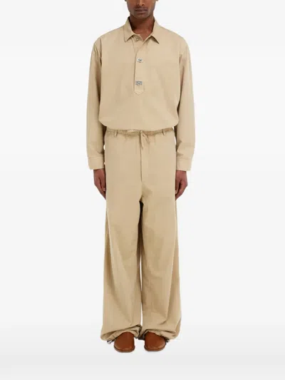 Ferragamo Polo-style Shirt In Brown