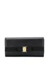Ferragamo Continental Bow Flap Wallet