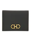 Ferragamo Gancini Compact Leather Wallet