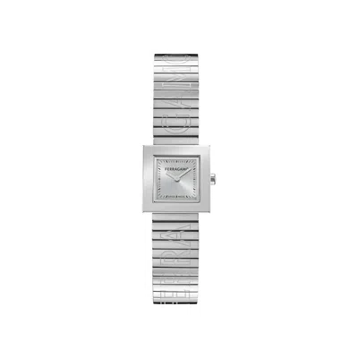 Pre-owned Ferragamo Portrait Bracelet Watch 'stainless Steel' | Silver | Women's Size Onesize