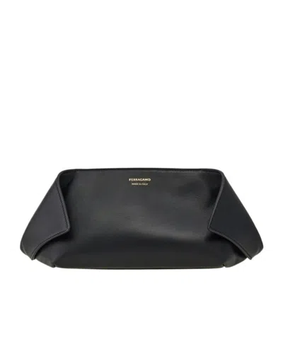 Ferragamo Pouch In Black