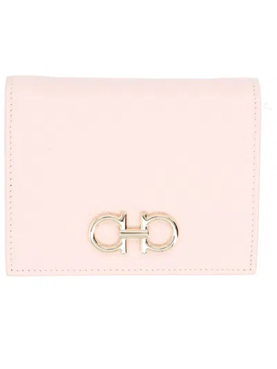 Ferragamo Powder Calf Leather Wallet