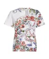 Ferragamo Print T-shirt In White
