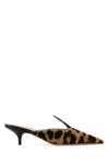 Ferragamo Dorye Leopard-print Calf Hair Mules In Tmorobis