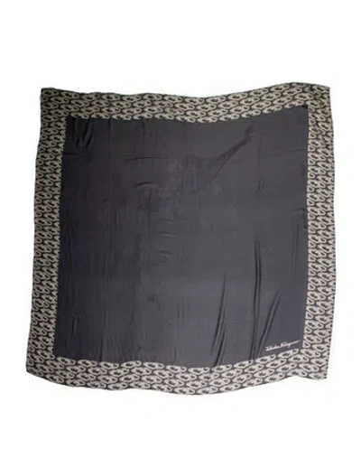 Pre-owned Ferragamo Printed Scarf