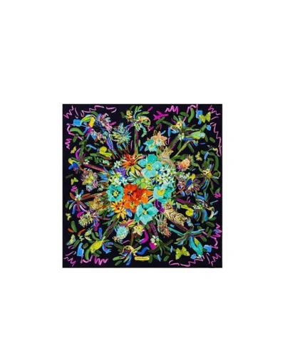Ferragamo Printed Scarf In Black