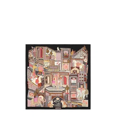Ferragamo Printed Scarf In Multicolor