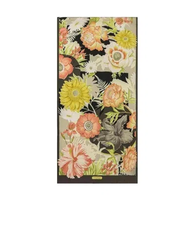 Ferragamo Printed Scarf In Nude